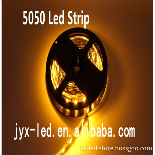 Newest DC12V 5M super Bright SMD5050 IP65 waterproof LED flexible strip light for decoration holiday lighting